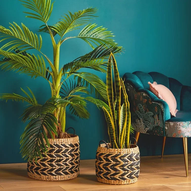 High Quality Handmade Foldable Storage Baskets Baby Kids Toy Clothing Storage Home Laundry Basket Wicker Woven Storage Basket