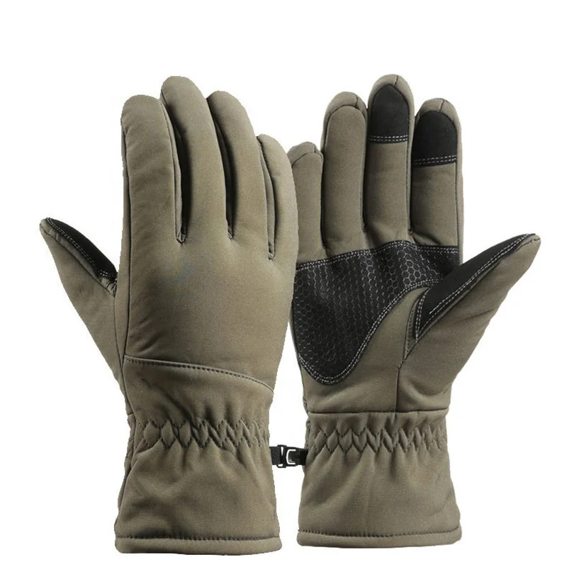 Bicycle Motocross Gloves Winter Camo Hunting Warm Non-slip Fishing Gloves Waterproof Touch Screen Ski Camping Gloves
