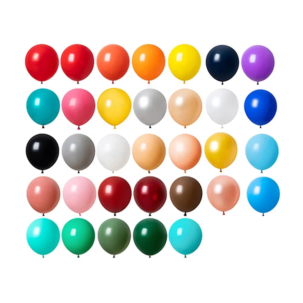 Large Big 18 inch 18inch Round Shape Colored Latex Congratulations Baby Happy Birthday Balloon Globos