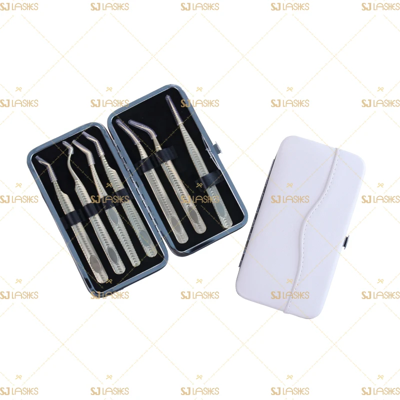 Custom Logo Eyelash Extensions Tweezers Set Perfect Tool for Enhancing Your Lash Game