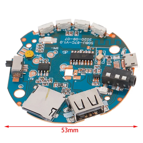 OEM bluetooth receiver speaker circuit board PCB assembly from Shenzhen PCBA manufacturer