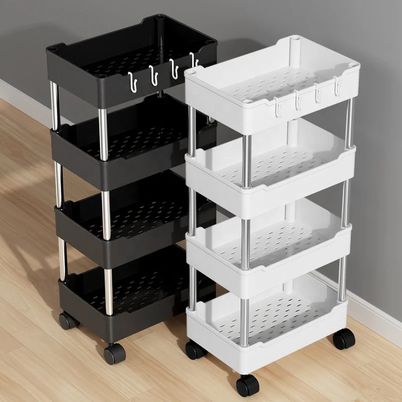 New Arrival Storage Bins Excellent Bathroom Gap Holder Plastic Save Space Shelf SBS558
