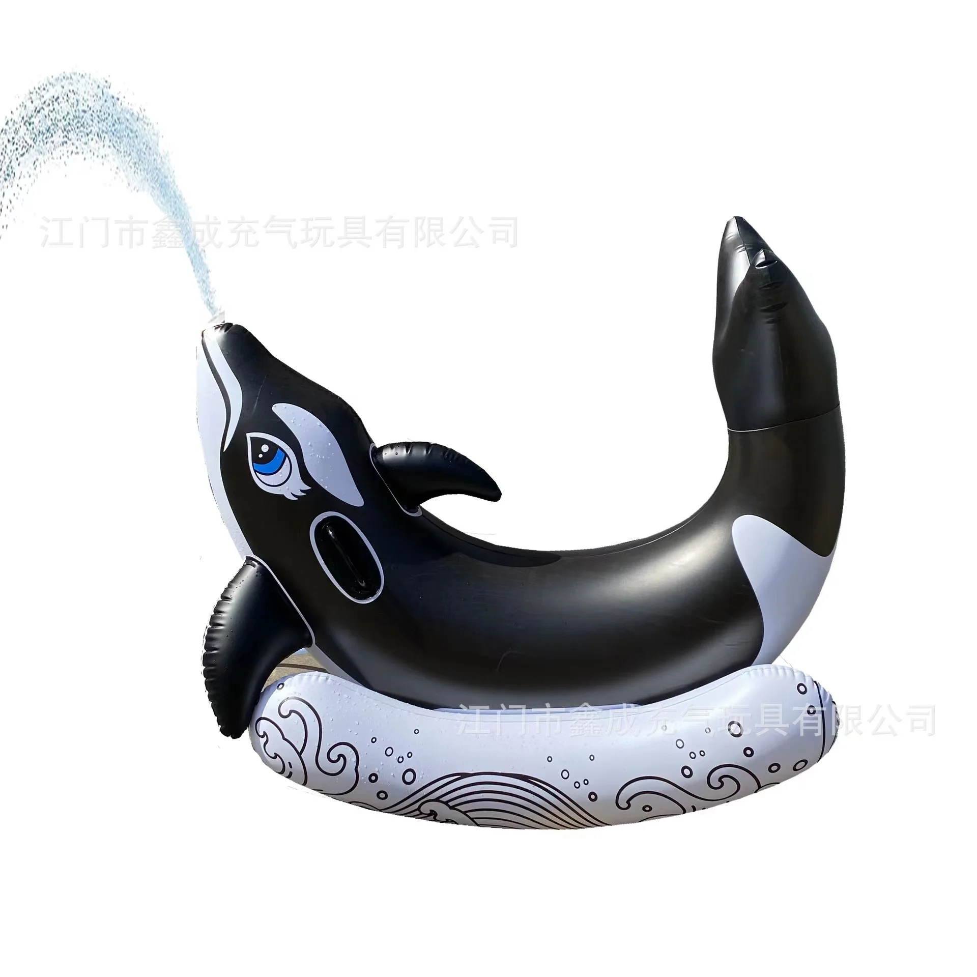 animal Sprinkle Waving Baby Boat Pool Water Float Rider inflatable unicorn Rocking chair toys