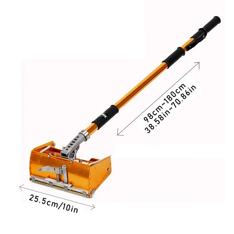 10inch Manual Rendering Machine Construction Putty Tools Drywall Smoothing Tool Flat Plastering Box