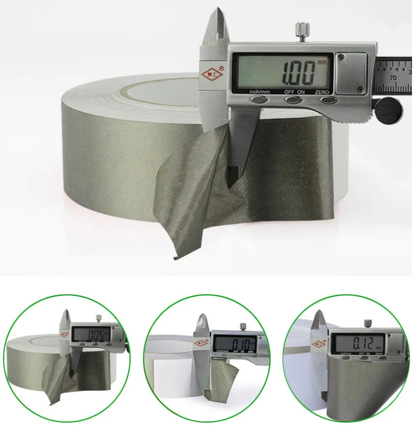 Faraday Tape Copper Nickel Plated Conductive Electrode Tape Fabric RF/EMI/EMF Shielding,Grounding