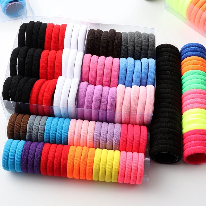 66pcs Girls Rubber Band Elastic Hair Bands For Ponytail Headband Hair Ties Headwear Scrunchies Hairband Hair Accessories