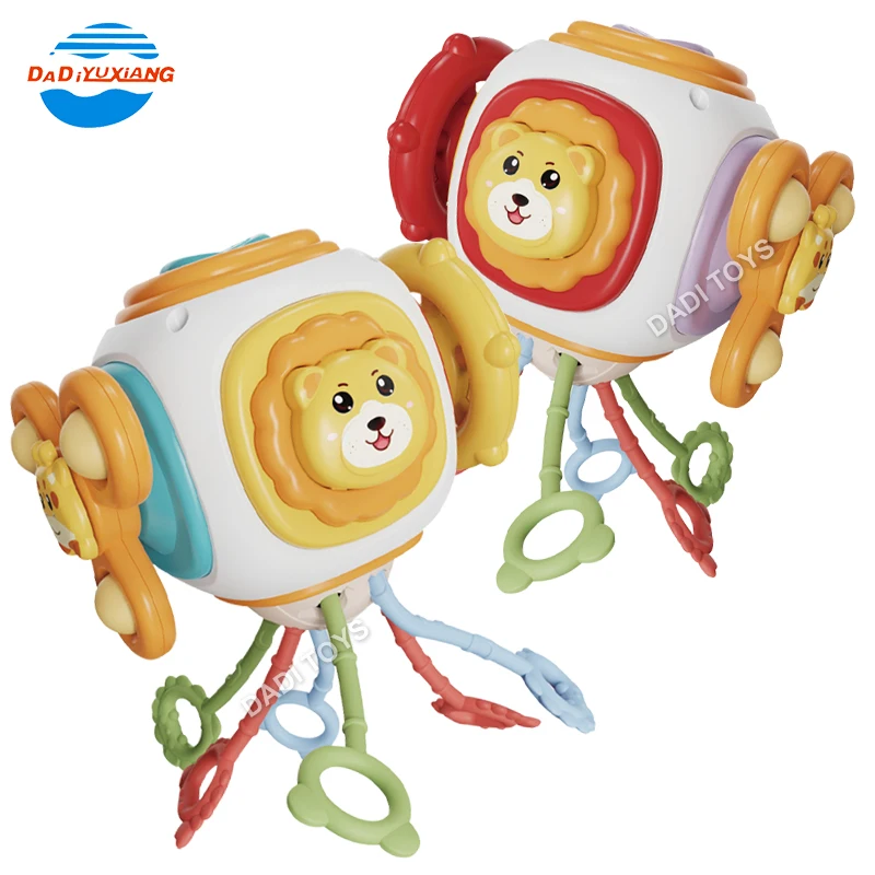 DADI OEM/ODM Latest Design Puzzle Toddler Montessori Pull String Toys Pull String Ball Toys Busy Cube