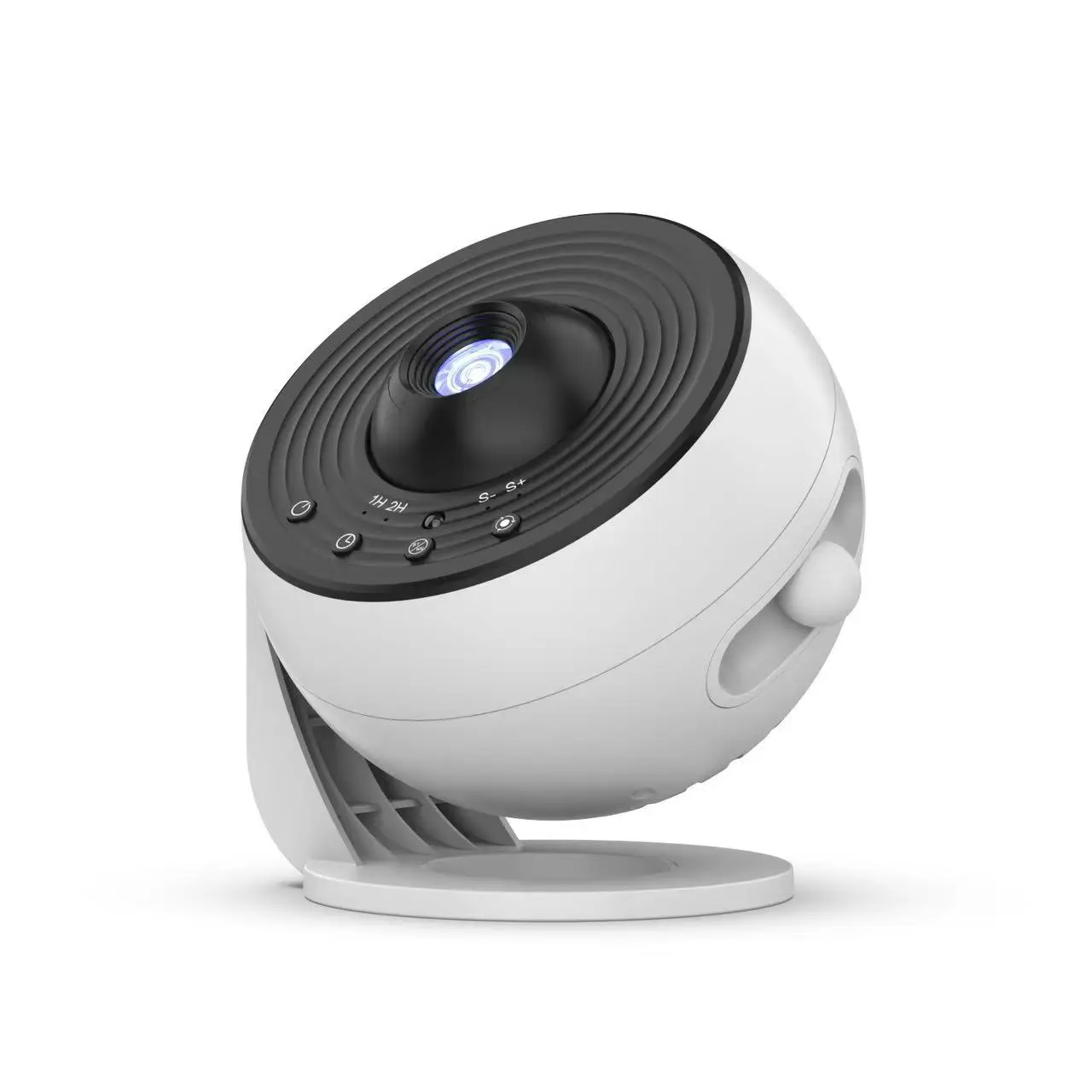Multi-color Rotatable Room Ceiling Galaxy Star Projector LED Night Light Projection Lamp with White Noise, BT Speaker