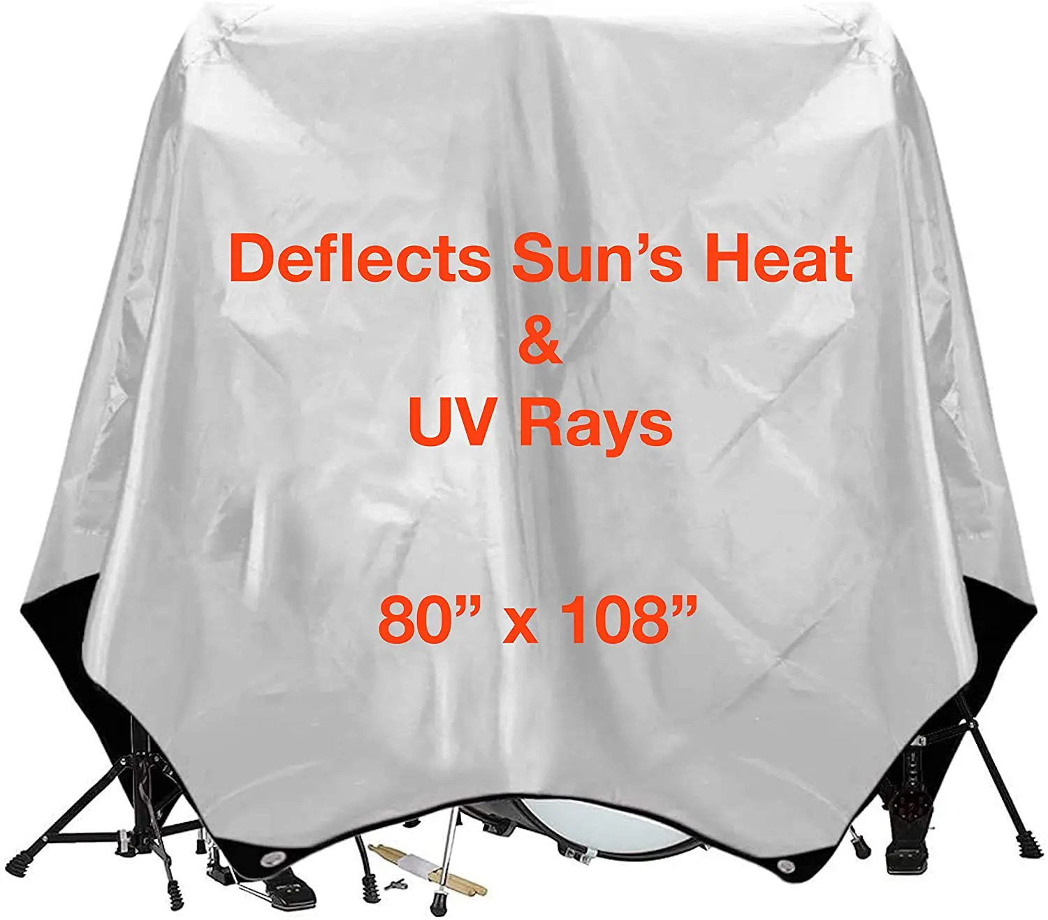 Drum kit accessories dustproof and waterproof double-sided sun protection cover for drum kit