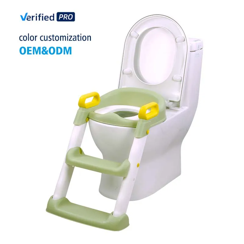 Portable Toddler Toilet Seat Set for Kids Soft Potty Training with New Design Made of Durable Plastic and PU Material
