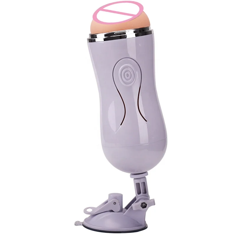 Realistic Textured Pocket Vagina Pussy Masturbation Cup Machine for Man Penis with 150 Degree Rotation