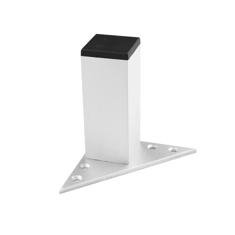 Furniture Hardware Desk Legs Metal Folding Chrome Table Legs Silver Sofa Legs