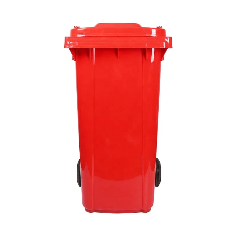 240 liter HDPE big size plastic wheeled outdoor dustbin/trash can/waste bin