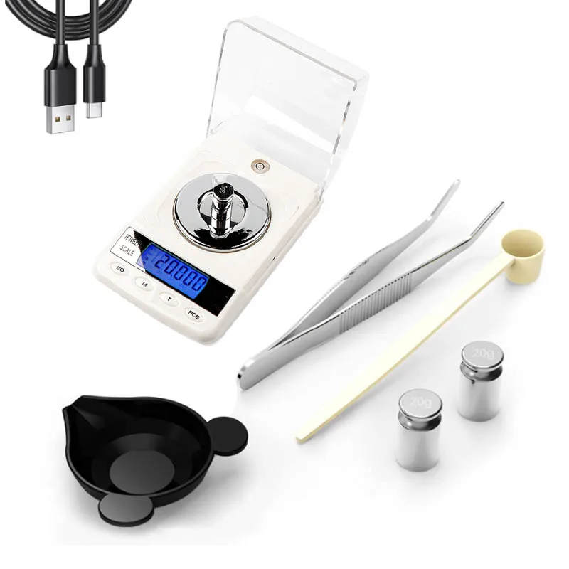 500g Mini Portable Electronic Digital Scale 0.001g High Accuracy Pocket Jewelry Diamond Gem Weight Balance Scale