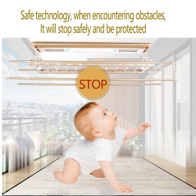 Foldable Multi Function Electric Heated Clothes Radiator Washing Drying Rack Airer