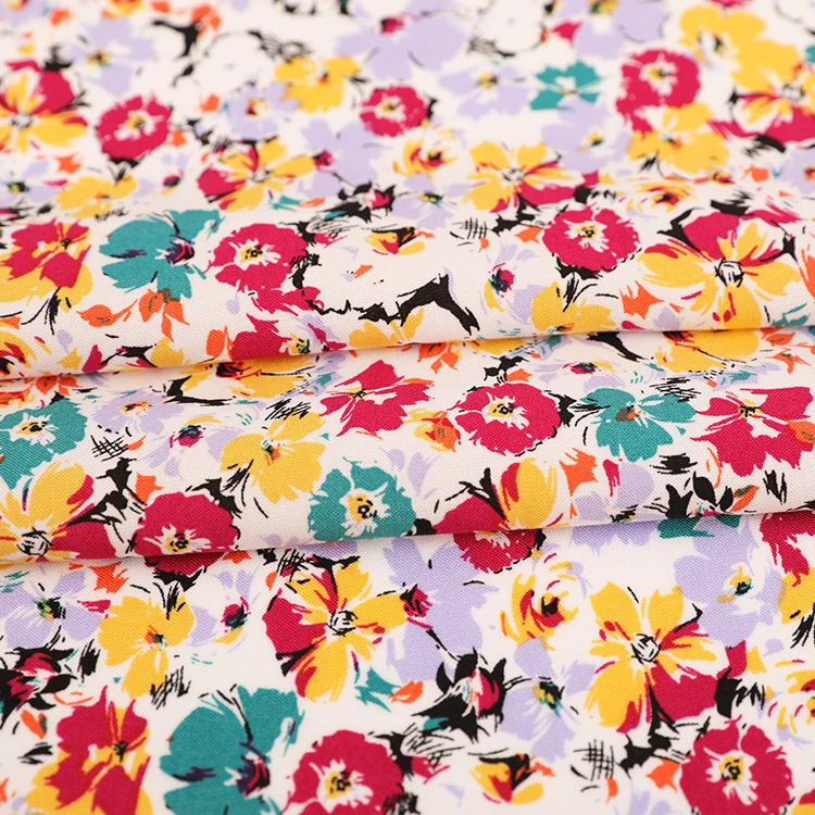 hot selling all eco lenzing  58 rayon viscose 42 tencel lyocell fabric for dresses