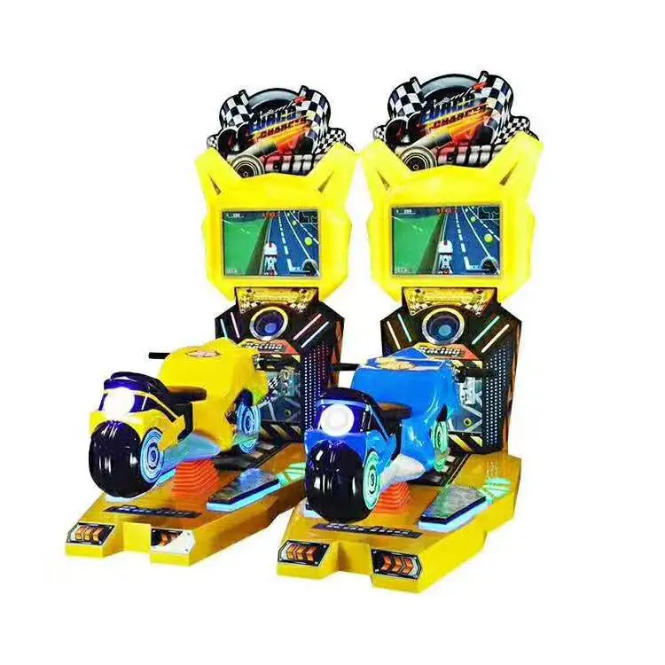 Amusement 3d Simulator Arcade Race Video Game Machine Coin Operated kids crazy super motor driving video motorbike racing games