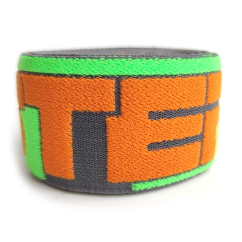 custom jacquard elastic waist band for jeans hat