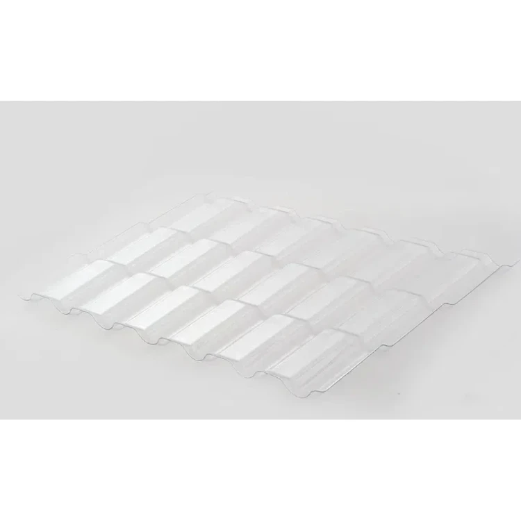 It fits with resin corrugated fully translucent PC polycarbonate solid roofing panels