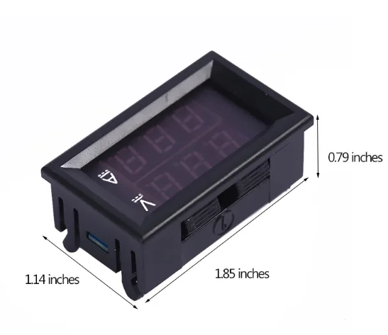 0 - 200V LED Digital DC Voltmeter Ammeter Current Meter Ampere Panel Meter Volt Amp Gauge Multimeter