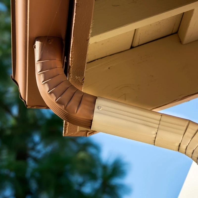 Durable aluminium Downspout Gutter Elbows White Downspout Gutter Elbows 90 degrees Downspout Gutter Elbows