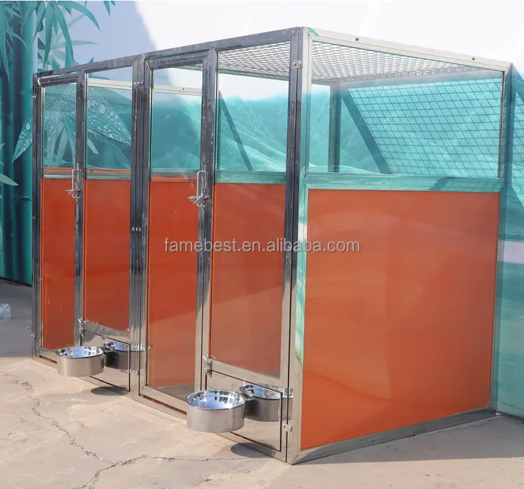Famebest High quality Dog Shelter Kennels For Large Dog outdoor indoor Dog Kennel Walk Kennel