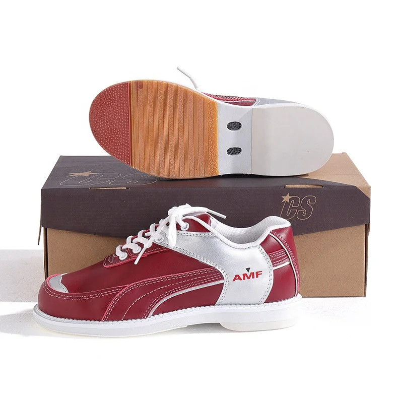 High quality Red Sliver women Bowling shoes professional bowling shoes