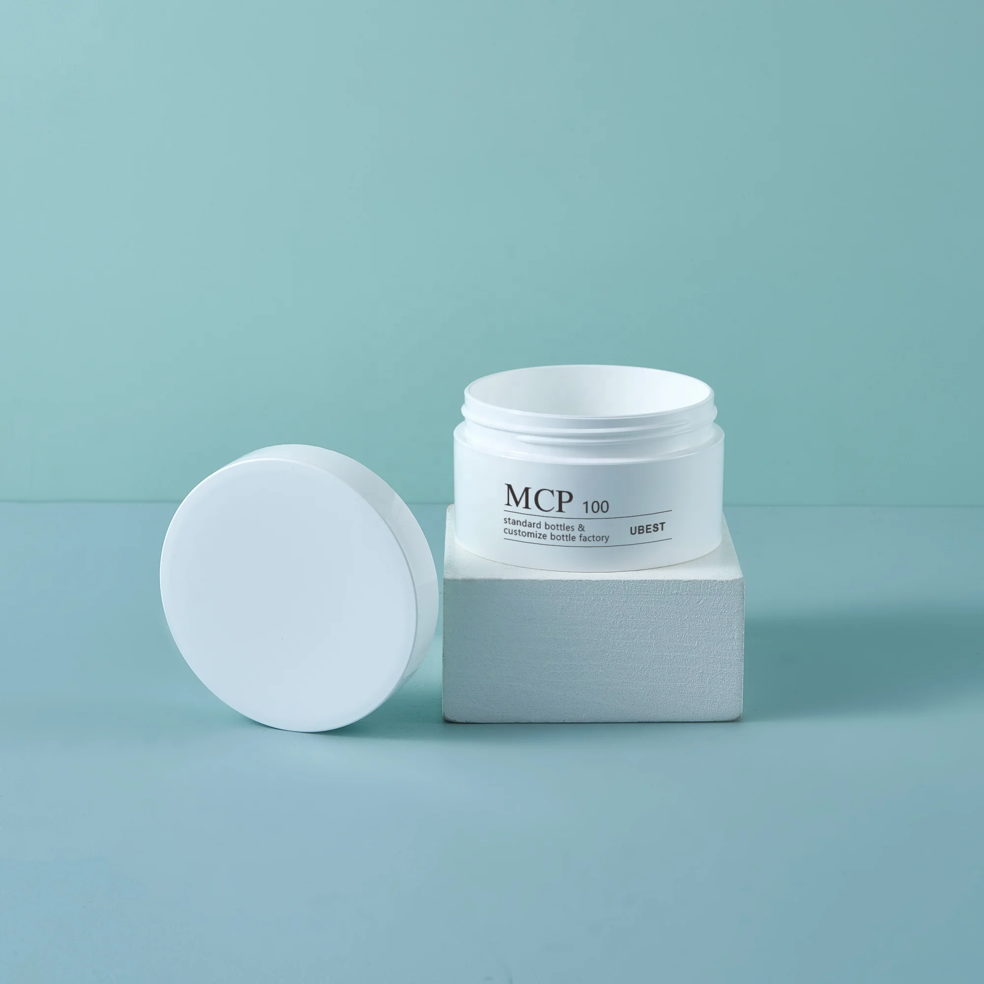 Manufacture Empty Plastic Face Cream Jars Body Scrub Cosmetic Packaging Serum Lotion Containers