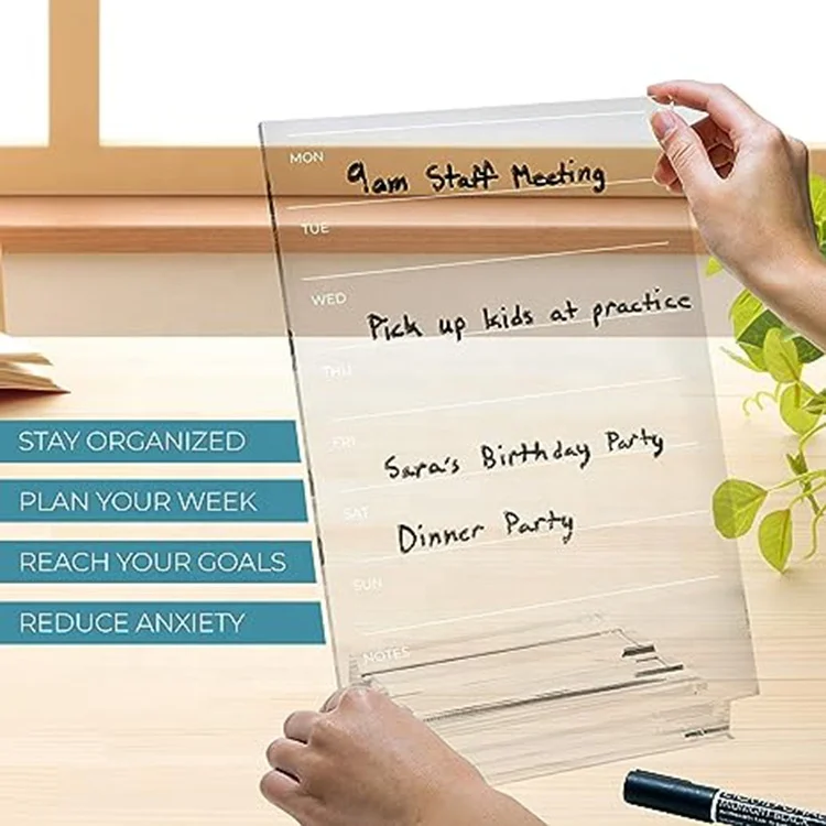 High quality service multipurpose customized clear acrylic assemble book menu easel holder