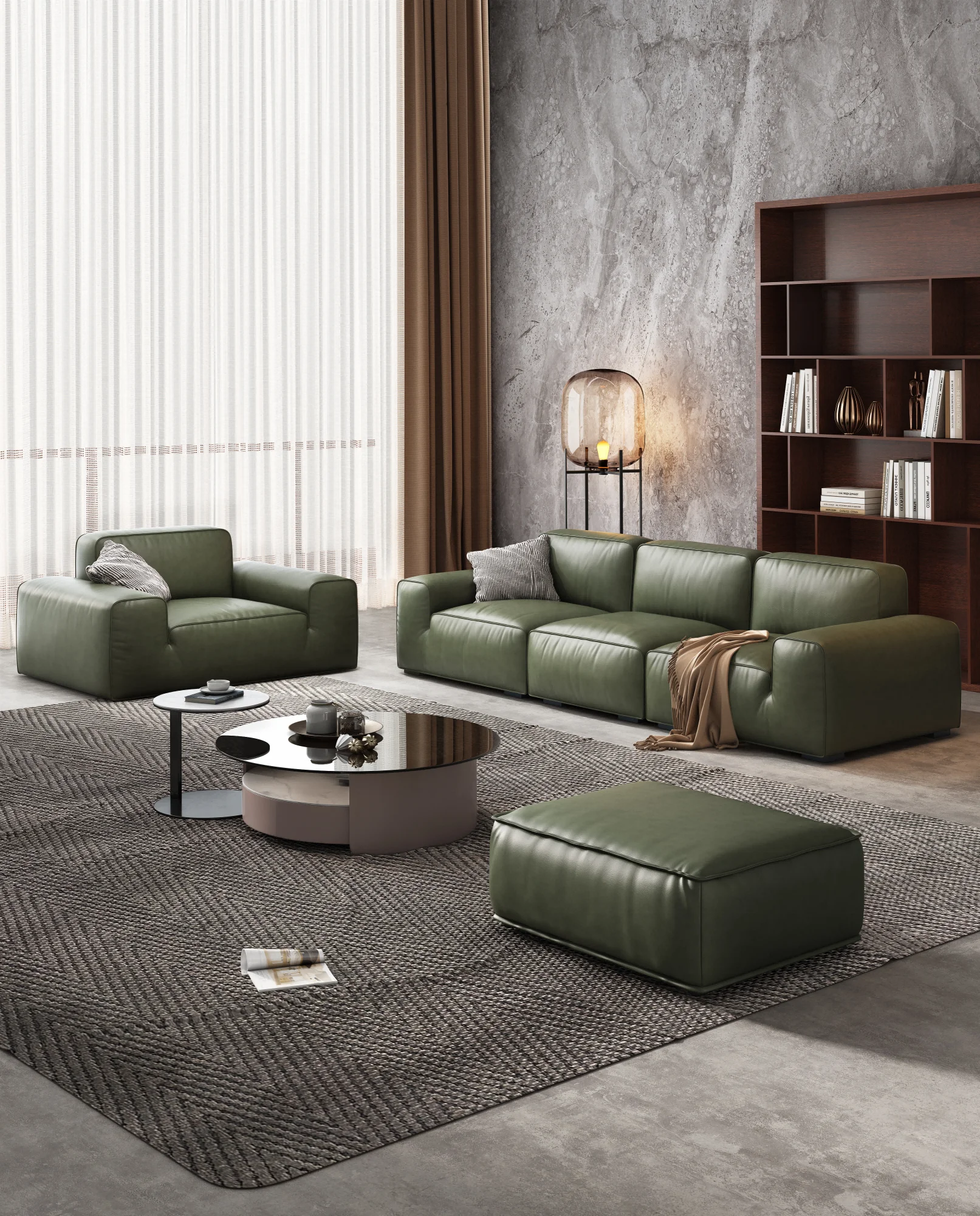 Luxury Customization Leather Modualr Sofa New Sofa For Sale Home Office Furniture Living Room Soft Sofa