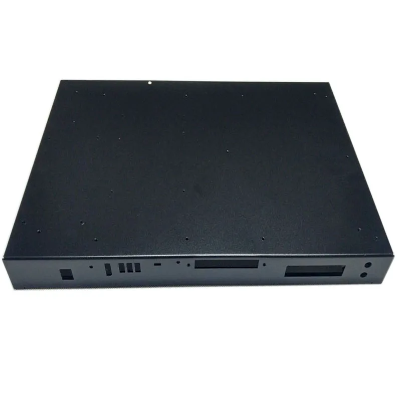 DSP Aluminum powder coating black amplifier box outside shell
