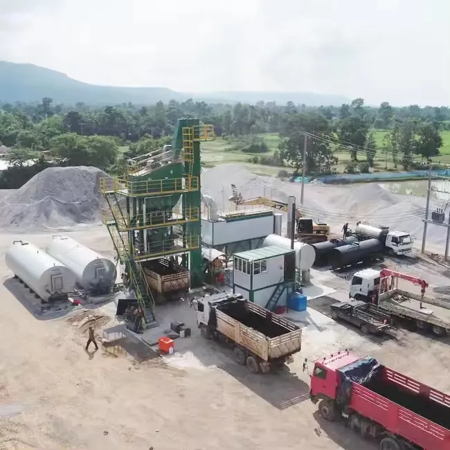 SAP80 Hot Mix Asphalt Plant 80TPH Asphalt Hot Mix Plant