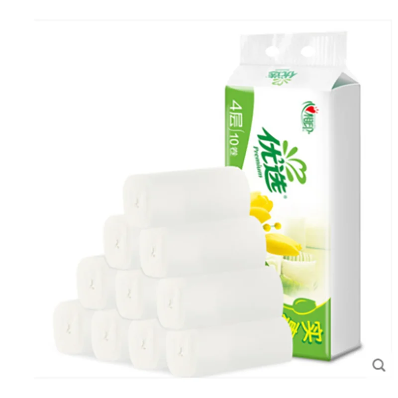 Wholesale 3/2Ply Customize Soft Factory Price Virgin Wood Pulp Bulk Toilet Paper Loo Roll Bog Roll Facial Tissue Toilet Paper