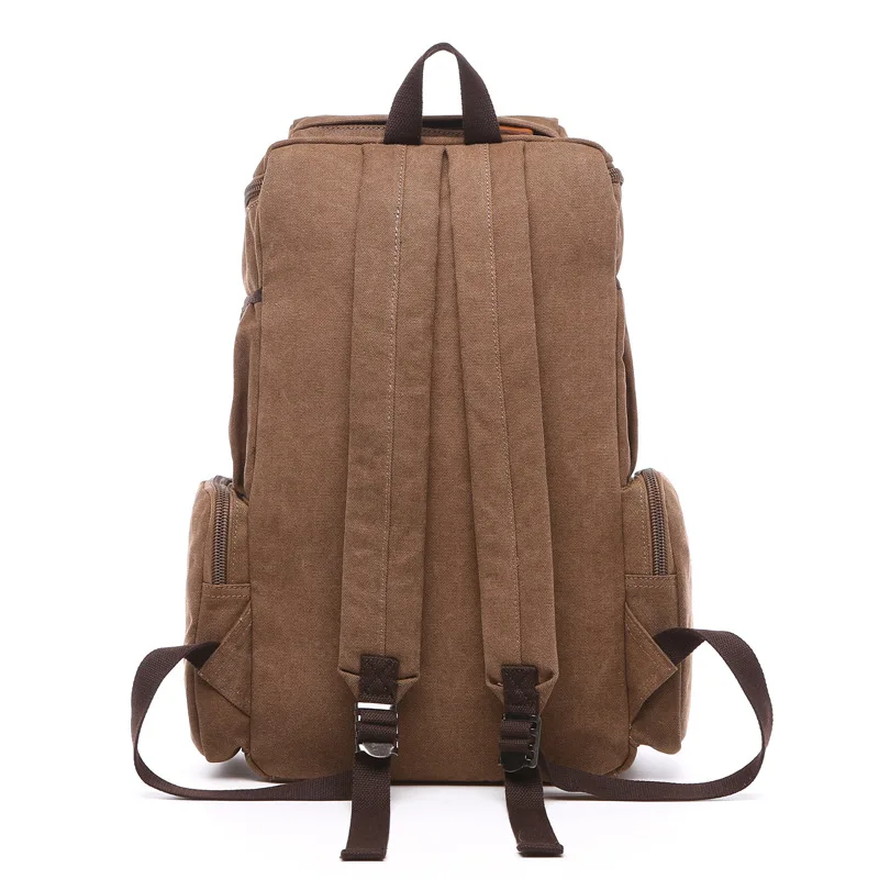 Large capacity Canvas Bag Canvas Backpack For Student Canvas Laptop Bag