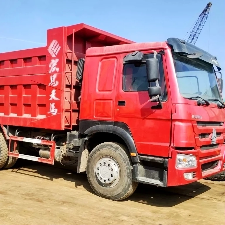 
High load capacity Used Howo 375hp Dump truck 