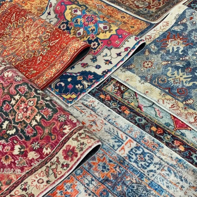 Turkey Traditional Large Size Alfombra Faux Fur Carpet Non-slip Living Room Plush Washable Machine Moroccan Rug and Mat