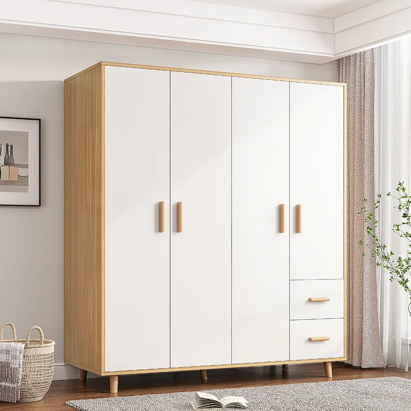 Contemporary Lightweight Portable Wardrobe Wardrobe Closet with Door