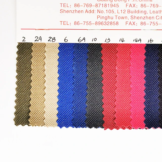Spot supply of 1000D100% nylon PU coated waterproof outdoor fabric