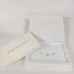2023 Popular Luxury Digital Wedding Album With 7 Inch Lcd Screen for Wedding Invitations Linen Bound Video Brochure