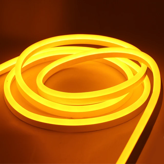 Plastic Side Emitting LED Strip RGBW RGBCW Neon Rubber 90 Step Neon Lights Silicone Cover 24V Neon Lights for Wall 50000 IP44