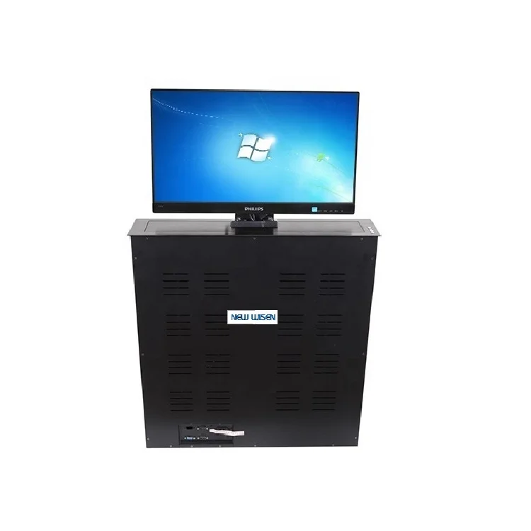 Обычный моторизованный выдвижной ЖК-монитор для телевизора, выдвижной монитор для конференц-стола