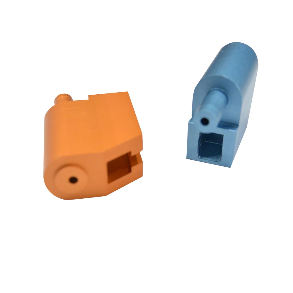 Blue anodized aluminum parts cnc machining parts for bicycle