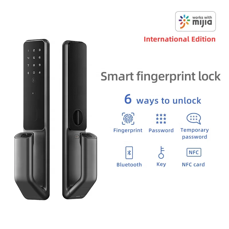 Wholesales Mijia Mi Home App Xiaomi X1 2XPRO S30PRO SV40 S50 P50 R1M S50M S50F XIAOMI PRO Pro+ Smart Fingerprint Door Lock