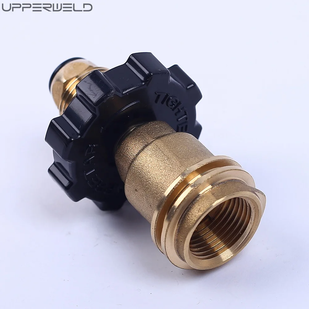 UP009-011 Propane Adapter with Level Indicator Gauge for One Head Heaters tank Y-splitter