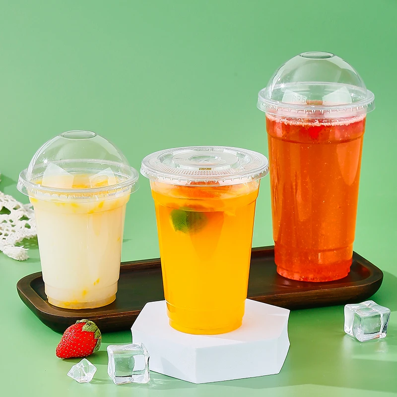 Top Seller Biodegradable Plastic Sustainable Coffee Plastic Cup Reusable Custom Printed Eco Plastic Cups With Lids