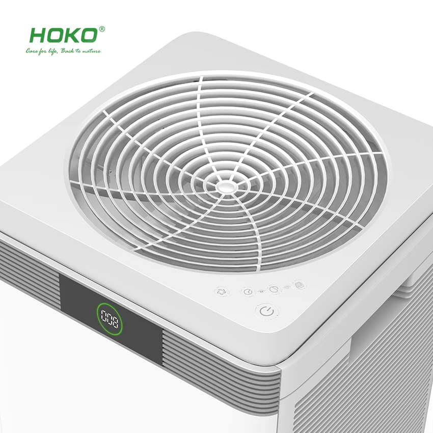 Оптовая продажа Профессиональный светодиодный дисплей PM2.5 фильтр очиститель воздуха для дома