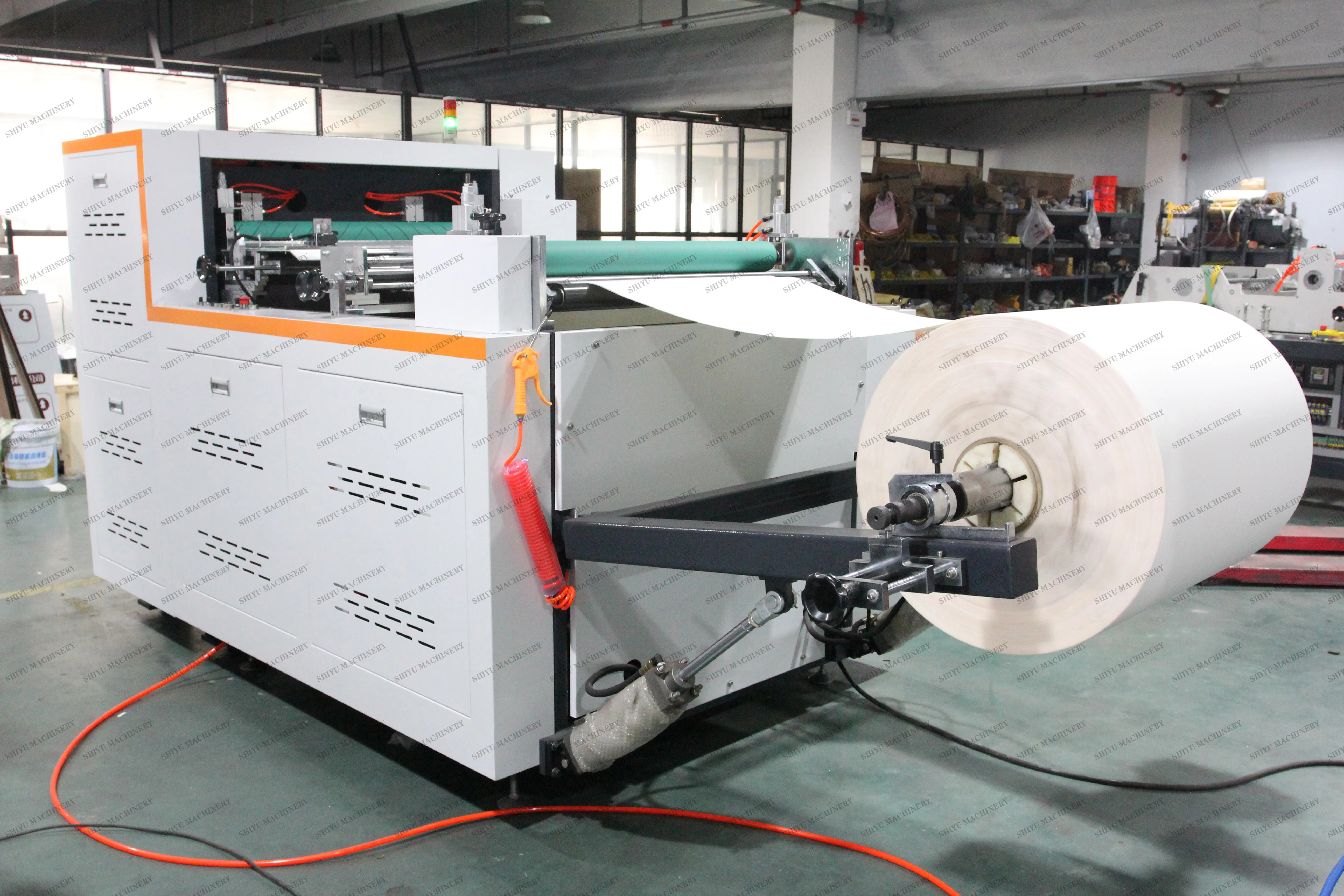 High speed automatic 850 950mm roll to sheet paper cup box bowl fan die cutting machine paper cup machine