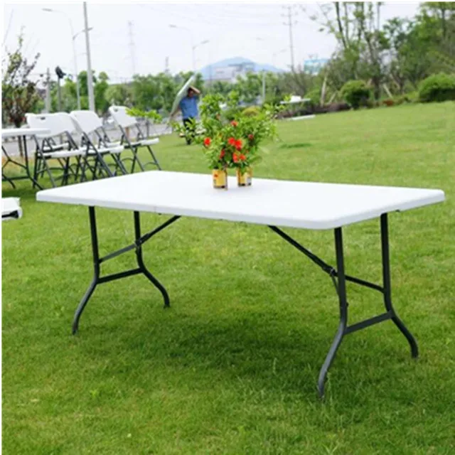 Portable Camping Picnic Table Indoor/outdoor Home Furniture 1 Piece Dining Table Modern Furniture Folding Table 6-footbabystic