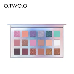 O.TWO.O Aurora Borealis Eyeshadow Palette Soft Delicate Easy Smearing Eyeshadow Long Lasting Eye Makeup