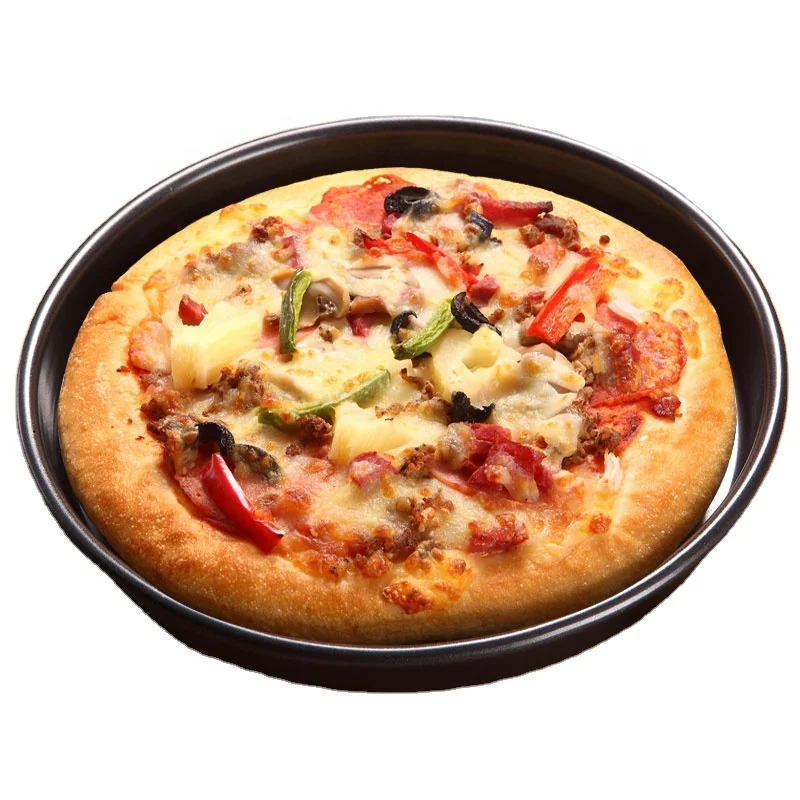 iNeed Low Price Non Stick Pizza Pan Aluminum Pizza Pan 5/ 6 /7/8/9/10 Inch Pancake Pie Pizza Plate